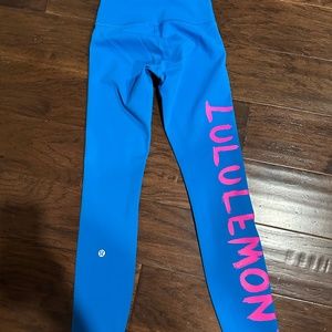 LuluLemon Wunder Train Ed Curtis Leggings, 25"